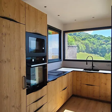 L'alpage, Vue Ferienhaus